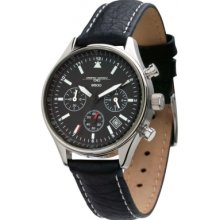 Jorg Gray Ladies Quartz Watch Jg6500l Commemorative Edition With Italian Buffalo Grain Leather Strap