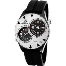 Joshua & Sons Js-33-01 Dual Time Quartz Mens Watch