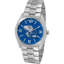 Kansas Jayhawks Elite Series Men's Silver Watch