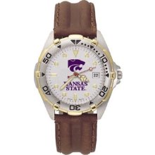 Kansas State All Star Mens (Leather Band) Watch
