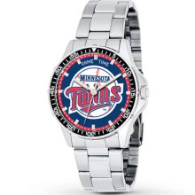Kay Jewelers Men s MLB Watch Minnesota Twins Stainless Steel- Men's Watches