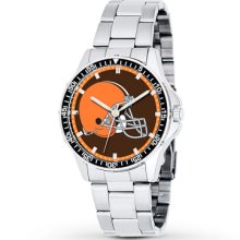 Kay Jewelers Men's NFL Watch Cleveland Browns Stainless Steel- Men's Watches