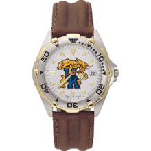 Kentucky Wildcats Mens All Star Leather Watch