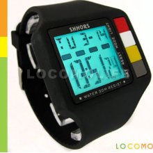 Kid Boy Girl Fashion Plastic Digital Watch Cheap Black