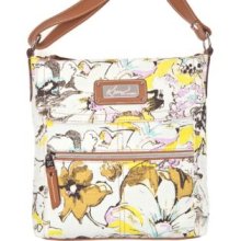 Kim RogersÂ® Light Floral Erica Flap Crossbody