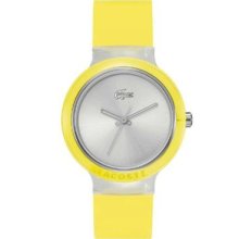 Lacoste 2020057 Goa Yellow Polyurethane Strap With Bezel Unisex Watch