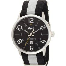 Lacoste Barcelona Black And White Mens Watch 2010497