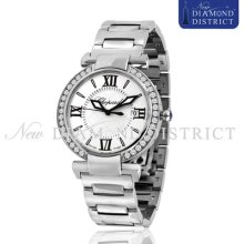 Ladies 1.50ct Total Pave Set Diamond Chopard Imperiale Quartz 36mm Watch