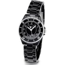 Ladies Black Dial Band New Sport Quartz Bracelet Watch ...