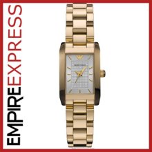 Ladies Emporio Armani Classic Gold Watch - Ar0360 - Rrp Â£359