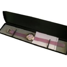 Ladies/girls Designer Carvel Pink Flower Jelly Wrist Watch Boxed Gift