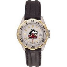 Ladies Northern Illinois University All Star Watch With Leather Strap