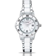 Ladies Sekonda Analogue Watch - White Mother Of Pearl Dial - Date Window - 4599