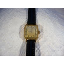 Ladies watch vintage gold plated Luch mechanical wristwatch from ussr