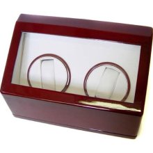 Laquered automatic double watchwinder