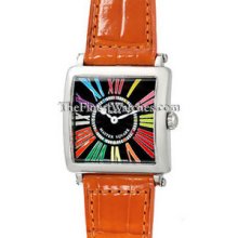 Large Franck Muller Master Square Color Dreams 6002MQZCOLDRMR Watch