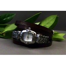 Leather Antique Bracelet Watch