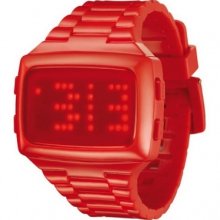 Led Led-rd-stp Unisex Digital Red Watch Rrp Â£75