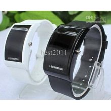 Led Luxury Date Digital Watch Lady And Mens Sports Red Led Watch