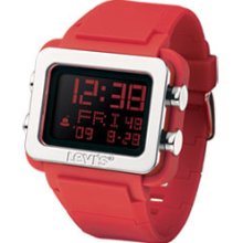 Levi's Digital Silver Frame Unisex Watch Ltf0704