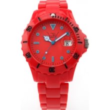 LTD-080116 LTD Watch Unisex Red Dial And Strap Watch