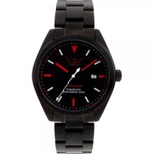 Ltd Unisex Steel Ex Limited Edition Analogue Watch 280205 With Solid Stainless Steel Ip Black Case And Bracelet With Black Dial