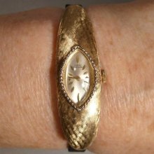 Lucien Piccard 14k Yellow Gold Ladies Wristwatch