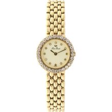 Lucien Piccard Diamond And Gold Watch 26062wh