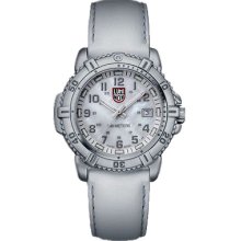 Luminox 7257 Steel Colormark Women's 38MM Mother of Pearl/Gray Watch