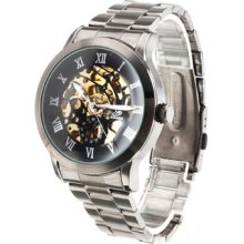 Luxury 1 Atm Fashion Mechanical Automatic Steel Men Wrist Watch Hi-q
