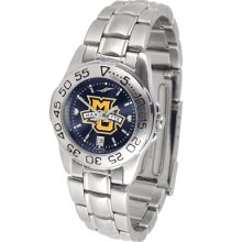 Marquette Golden Eagles Sport Steel Band AnoChrome-Ladies Watch