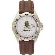 Marshall Thundering Herd All Star Mens Leather Strap Watch