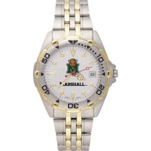 Marshall Thundering Herd All Star Mens Stainless Steel Bracelet Watch