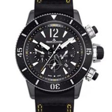 Master Compressor Diving Chronograph GMT Navy SEALs ( Titanium / Black / Leather Strap)
