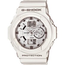 Matte White Casio G-shock World Timer Ref. Ga150-7a Quartz Watch