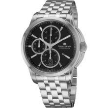Maurice Lacriox Men's 'Pontos' Stainless Steel Chronograph