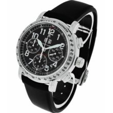 Maurice Lacroix Masterpiece Flyback Aviator Men's Watch Chrono Wrist Watch