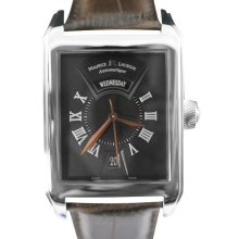 Maurice Lacroix Pontos Rectangulaire Day-Date Stainless Steel Men's Timepiece - PT6147-SS001-31E