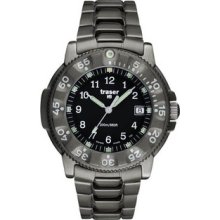 Men Traser H3 P65066703201 Titanium Commander 100 Diver Quartz