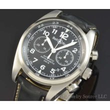 Mens Bell & Ross Vintage 126 Xl Antimagnetic Automatic Chronograph Steel Watch