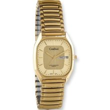 Mens Cardinal Gold-tone 31mm Champagne Dial Expansion Watch Xwa3456