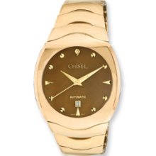 Mens ChiselÂ® Tungsten Mop Dial Automatic Watch