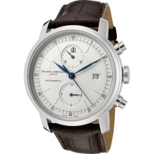 Men's Classima Automatic Chronograph Light Silver Textured Dial D ...