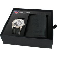 Men's Game Time Watch and Wallet NFL
