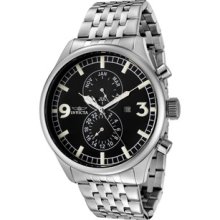 Men's Invicta II Black Dial Stainless