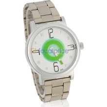 Men's Lovers Collection Stainless Steel Watch (Green)