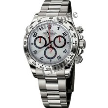 Men's Rolex Oyster Perpetual Cosmograph Daytona Watch - 116509_Wht