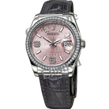 Men's Rolex Oyster Perpetual Datejust Watch - 116189_PinkWvsDDAS
