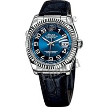 Men's Rolex Oyster Perpetual Datejust Watch - 116139_BlueBlkAS