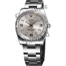 Men's Rolex Oyster Perpetual Air-King Watch - 114234_SlvrAWhtIO